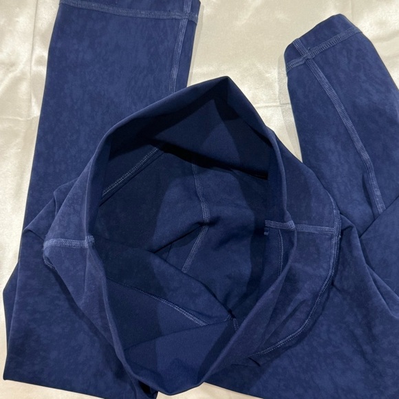 Lululemon Wunder Under Crop High-Rise Legging 21" Indigo Spray Mineral Blue 4 - Picture 11 of 12